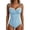 /c47OTHER148, variant on WEIGFI Womens Swimwear One-Piece Spaghetti Strap V-Neck Beachwear Sweet Tie Knot Ruffles Striped Bathing Suit Tummy Control Stylish Pool Swimsuit,OTHER,L