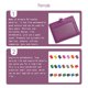 thumbnail image 4 of Matsuzay 10 fundas protectoras para tarjetas de identificación, fundas multifuncionales para tarjetas de autobús Carpetas de archivos Horizontal/Morado, 4 of 6