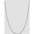 thumbnail image 5 of Sterling Silver 1.75mm Curb Chain (24 X 1.75) Made In India qcb050-24, 5 of 5