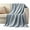 Blue, variant on Lightweight Summer Cold Thin Blankets for Sleeping, Soft Blanket for Bed, Throw Size, Gray