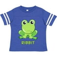 thumbnail image 3 of Inktastic Ribbit Cute Green Frog Boys or Girls Toddler T-Shirt, 3 of 5
