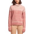 thumbnail image 1 of DKNY Chandail-Over Marbré pour Femmes, Rose, Petit, 1 of 1