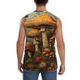 thumbnail image 4 of Fotbe Men's Vintage Cloud Mushroom Print Men's Sleeveless Muscle Tank Tops Casual T-Shirts for Gym Workout Beach-XX-Large, 4 of 8