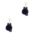 thumbnail image 3 of Qarigey Llavero con forma de gato, colgante para bolsa, añade un toque de ternura a la bolsa, llavero con colgante de gato, regalos, azul azul oscuro 2Conjunto, 3 of 6