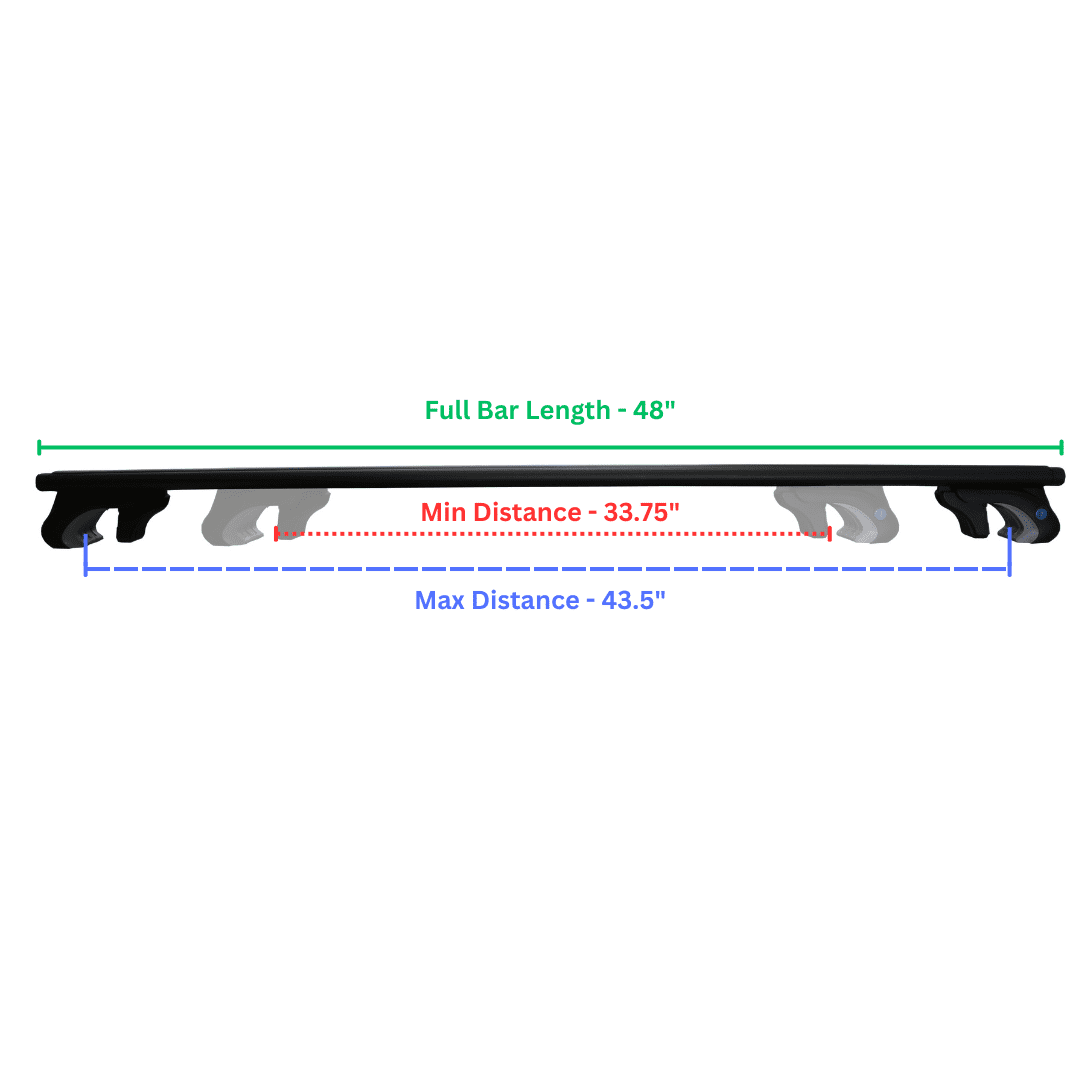BRIGHTLINES All Black Heavy Duty 220 lbs Wing Shaped Universal Crossbars Roof Racks Compatible with 2014-2023 Jeep Cherokee for Kayak Luggage ski Bike Carrier, a Set of 2