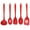 Red, variant on Better Houseware 3500/B 5-Piece Silicone Cooking Utensils (Blue)