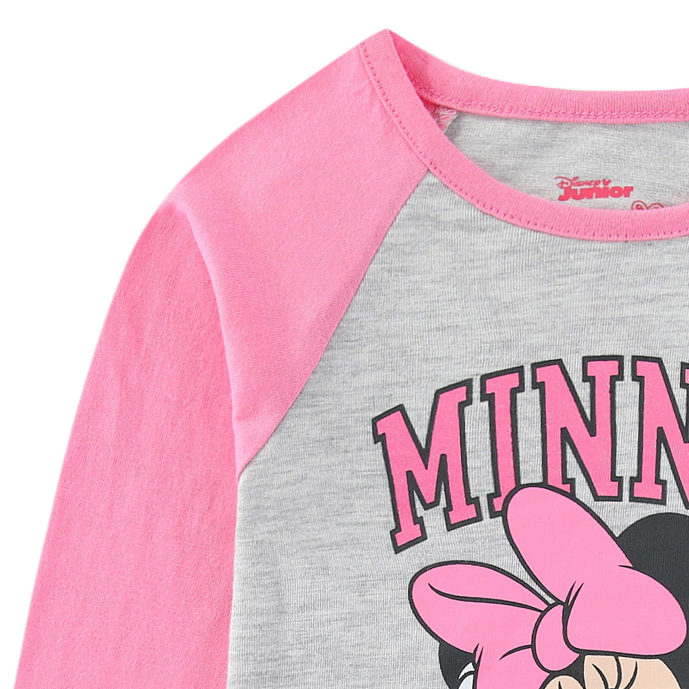 Disney Minnie Mouse Long Sleeve Shirt and Pants Set (Girls), 2 Piece Set, Sizes 12M-6X