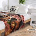 thumbnail image 4 of Thow Blanket Bed Art HD Nicholas Chavez Printing Super Soft Micro Wool Blanket Sofa Comfortable Warm Flannel Blanket Bed Living Room Merch Gift Party Decor 50x60, 4 of 6