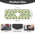 thumbnail image 2 of Vsdgher Avocado1 Kitchen Sink Splash Guard Faucet Mat -1 PC Super Absorbent Fast Drying Mat Sink Gadgets-Splash, Bathroom,Sink Mat,(15" X 5.5" ), 2 of 7