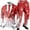 ZA Red, variant on Christmas Mens Suit 2 Piece Funny One Button Formal Xmas Jacket Blazer And Pant Outfit Slim Fit Winter Festive Party Christmas Suit