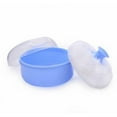 thumbnail image 3 of Novobey Baby Soft Face Body Cosmetic Powder Puff Sponge Box Case Container (Blue), 3 of 6