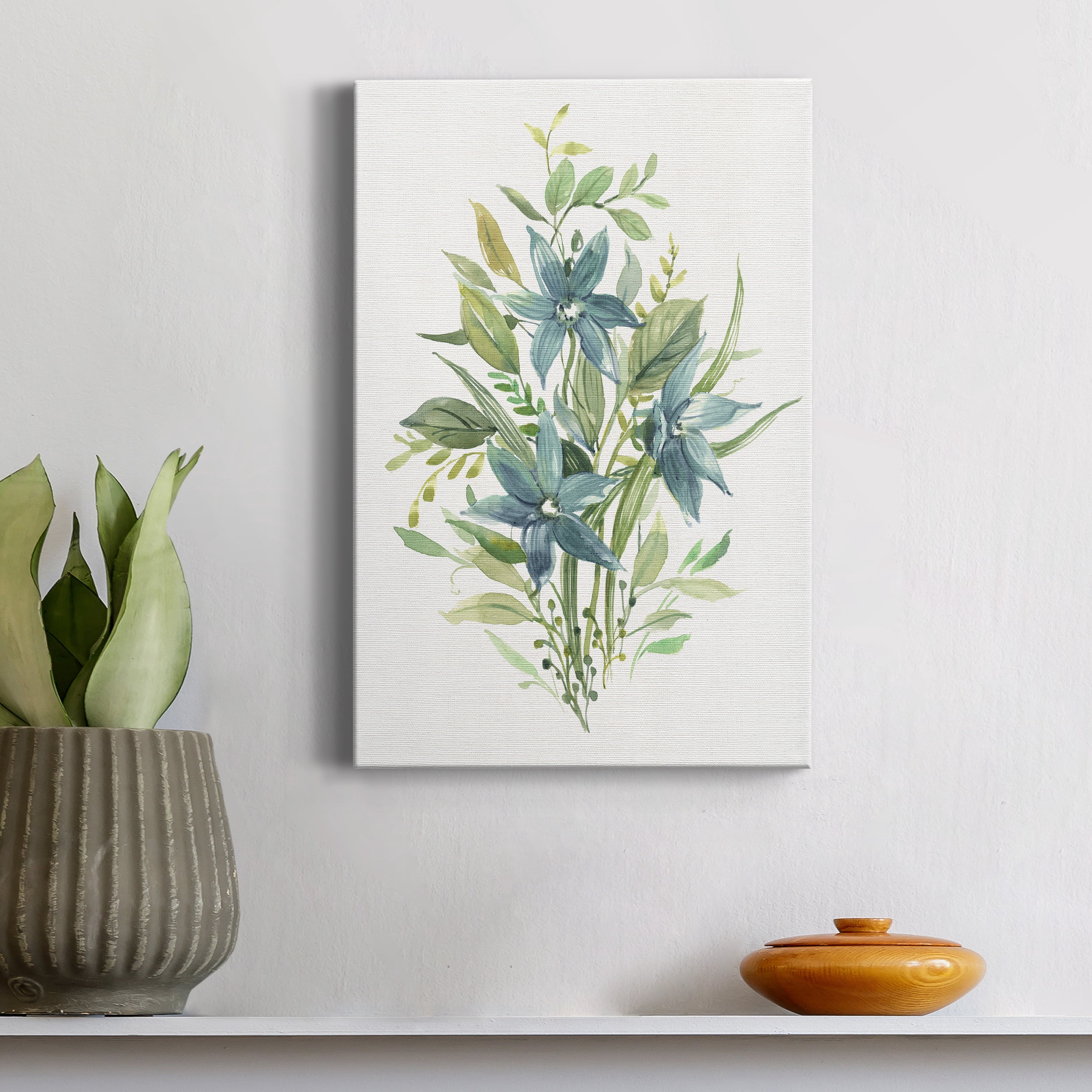 Greenery I Premium Gallery Wrapped Canvas - Ready to Hang - 12 x 18