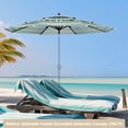 thumbnail image 2 of Yescom 9 Ft 3-Tier Patio Umbrella Replacement Canopy Market Table Top Backyard Deck, 2 of 11