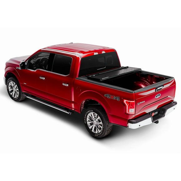 BAK Industries Tonneau Cover 226301 BAKFlip G2; Hard Panel Fold-Up; Lockable Using Tailgate Handle Lock; Black; Aluminum; Can Be Used With BAK Tool Box
