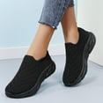 thumbnail image 4 of Mepaouo Women's Walking Shoes Lightweight Comfort Workout Casual Non Slip Fashion Sneakers Black Size 7, 4 of 5