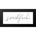 thumbnail image 2 of Schlabach, Sue 18x10 Black Modern Framed Museum Art Print Titled - Soulful on White, 2 of 5