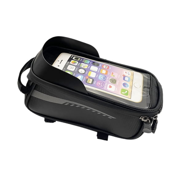 Road Bicycle Tube Front Storage Bag Black