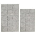 thumbnail image 2 of Superior Non-Slip Washable Bath Rug Set, 20" x 30", 24" x 36", Silver, 2 of 12