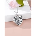 thumbnail image 2 of CACA LADY Elephant Locket Necklace That Holds 2 Pictures 925 Sterling Silver Elephant Photo Heart Locket Pendant Jewelry Gifts for Women (Locket only), 2 of 5