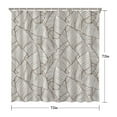 thumbnail image 5 of Boho Floral Shower Curtain 72x72 Inches - Tropical Leaves, Vintage Botanical Print, Waterproof Fabric for Chic Bathroom Decor, Modern Farmhouse & Bohemian Style, 5 of 5