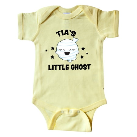 

Inktastic Cute Tia s Little Ghost with Stars Gift Baby Girl Bodysuit
