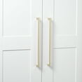 thumbnail image 3 of GlideRite 12-5/8 in. (320mm) Center-Center Solid Square Cabinet Bar Pull, Champagne Gold, 1 Pack, 3 of 4