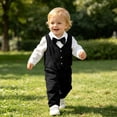 thumbnail image 2 of Ruiwill Newborn Boys Outfits Set Long Sleeve Tops And Pants Set Solid Color Boys Clothing Sets Fall Winter, 2 of 7