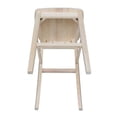thumbnail image 4 of Home Square Furniture 30"H Parawood Mission Stool - Set of 3, 4 of 10