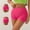 *Hot Pink, variant on ClodeEU Women's 3-Inch Running Shorts,Yoga Athletic Bottoms for Workout and Daily Wear Blue,Womens Plus XL