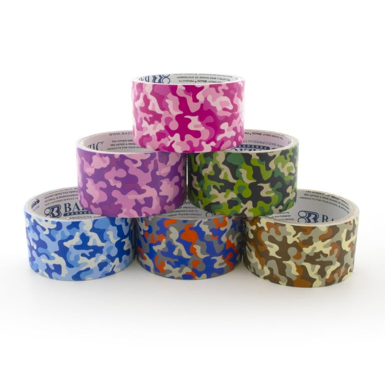 BAZIC Printed Duct Tape Paisley Pattern 1.88 X 5 Yards, 24-Pack 