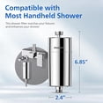 thumbnail image 4 of PHILIPS 3-Stage Shower Water Filter with NSF-Certified KDF Media, Reduces Chlorine,Heavy Metals & Impurities, Large Filtration Capacity, High Pressure, Easy to Install, Improves Skin & Hair, Chrome, 4 of 11