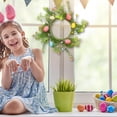 thumbnail image 6 of Eoozwa Easter Door Wreath with Eggs Bunny Handmade Rattan Plastic for Home Front Door Holiday Spring Party Decoration Gift, 6 of 6
