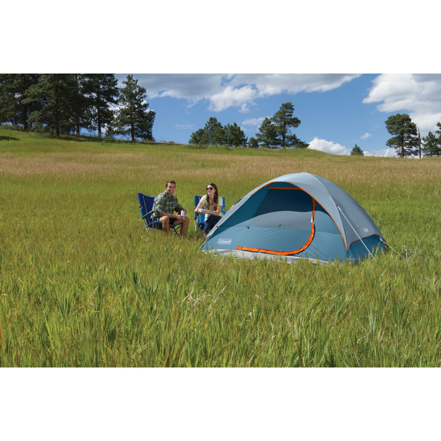 Coleman Highline 4-Person Dome Tent, 9' x 7' - Walmart.com
