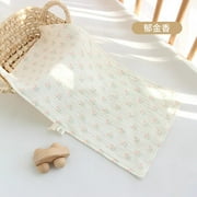 Cotton Muslin Baby Face Towel Long Burp Cloth for Newborn Kindergarten Hand Towels Infant Drooling Bibs Washcloth Baby Items tulips