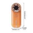 thumbnail image 3 of Mini ventilador portátil USB recargable con pantalla digital, 100 velocidades de viento, funcionamiento silencioso, diseño compacto y portátil para viajes, oficina y uso al aire libre., 3 of 6