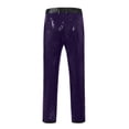thumbnail image 5 of JAJAHO Mens Slim Fit Dress Pants Sparkly Sequins Formal Evening Party Suit Pants Comfortable Stretch Flat Front Carnival Versatile Trousers, 5 of 7
