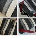 thumbnail image 3 of CoCopeaunt Tote Bag Hobo Bag for Women Canvas Shoulder Bag Chic Crossbody Bag Satchel Large Handbag Color Contarst Stripe, 3 of 7