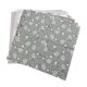 thumbnail image 1 of Tela de algodón de 50x50cm, 7 Uds., bricolaje, cuadrados surtidos, ropa de cama precortada, paquete de cuartos (gris), 1 of 14