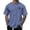 Blue, variant on Mens Big and Tall T Shirts 3xlt Short/long Sleeve Big and Tall Athleisure Short Sleeve Shirts Oversized Gradient Boat Neck Casual Beach Basic Streetwear