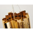 thumbnail image 2 of Bethel International Single Pendant Lighting Gold Metal & Crystal, 2 of 5