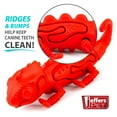 thumbnail image 4 of Jeffers Natural Rubber Dog Chew Toy, Chameleon Shape, Small, Red, Durable & Safe, 4 of 8