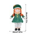 thumbnail image 3 of BOBOMOTI St Patricks Day Gnomes Decorations Handmade Green Irish Gnome Scandinavian Tomte Leprechaun Saint Patrick's Day Irish Decorations Table Ornament, 3 of 6