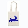thumbnail image 2 of JilgTeok 4 Packs Bunny Printed Canvas Tote Bag for Kids Girls Shopping Grocery Gifts Bags for Mother's Day Animal Design Travel Daily Use, 2 of 5