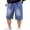 Light Blue, variant on Boys Baggy Jean Shorts Loose Fit Vintage Wide Leg Jorts Y2K Streetwear Hip Hop Casual Pull On Long Denim Shorts 5-14Y