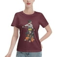 thumbnail image 1 of T-Shirt Basique à Manches Courtes pour Femmes Naruto Naruto Sasuke, 1 of 6