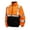 Neon Orange, variant on Men's Class 3 Safety High Visibility Water Resistant Reflective Neon Work Jacket (M9099 Neon Yellow, L)