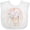 AA-White, variant on Inktastic Little Sister I Love My Big Sister Boys or Girls Baby Bib