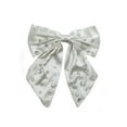 thumbnail image 2 of Believe by Brilliance Women's Glass Stone Embellished Hair Bow Hair Barrette, Female, 1 Piece, 2 of 2