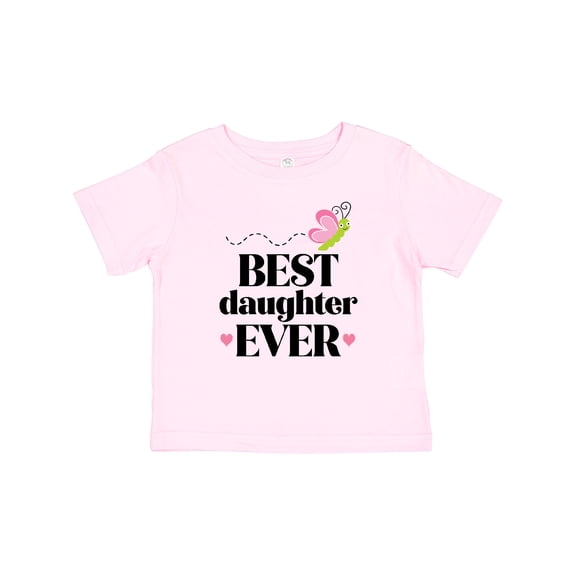 Inktastic Best Daughter Ever Butterfly Girls Baby T-Shirt