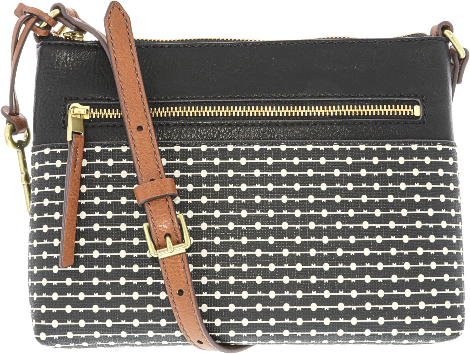 Details about   Fossil Fiona White Cheetah Black Crossbody Bag Women's Handbag B3119 